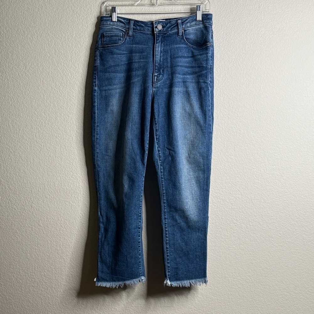 Parker Smith women’s jeans 10/30 straight leg raw edge EUC